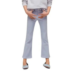 Mango Blue Flared Girls Jeans with Opening Denim Pants Kids Size‎ 10 NWT